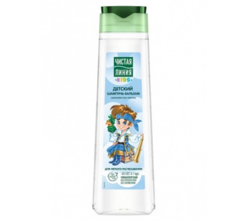 ЧИСТ.ЛИНИЯ ШАМП-БАЛЬЗ.2В1 ШЕЛКОВ.ЛОКОНЫ 400