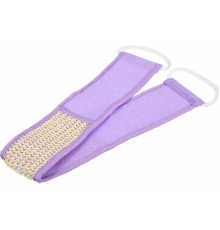 Банные штучки Мочалка из сизаля Лента с веревочными ручками hard 8х70см  *20