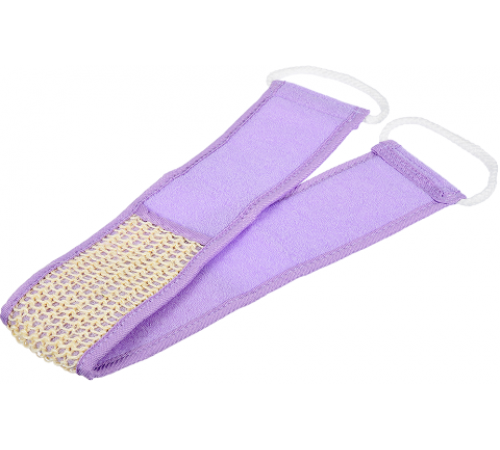 Банные штучки Мочалка из сизаля Лента с веревочными ручками hard 8х70см  *20