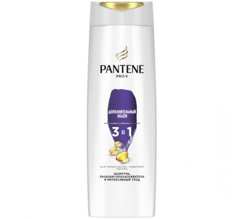 Pantene Pro-V Шампунь-бальзам 3в1 Дополнительный объем 360мл