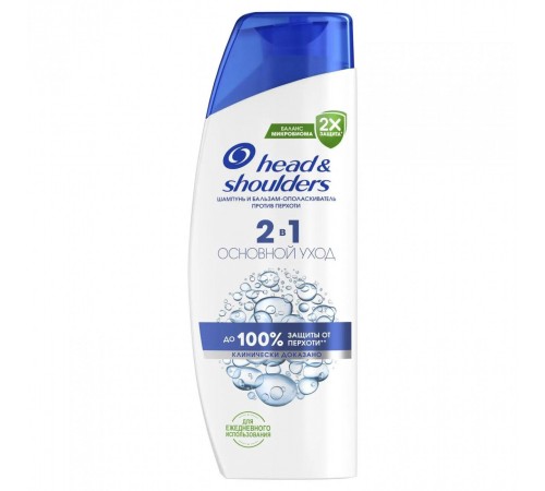 Head&Shoulders Шампунь 2в1 Основной уход 300мл