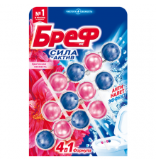 Бреф Блок д/унитаза Сила-актив Цветочная свежесть 3х50г