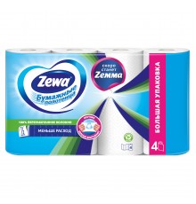 ZEWA Бумажные полотенца 4шт  *4