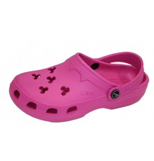 Кроксы пена детские девочка ассорти арт 160 (24-35рр) (12шт/уп)