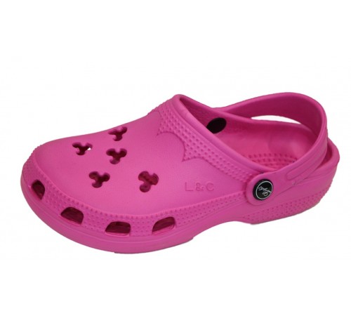 Кроксы пена детские девочка ассорти арт 160 (24-35рр) (12шт/уп)