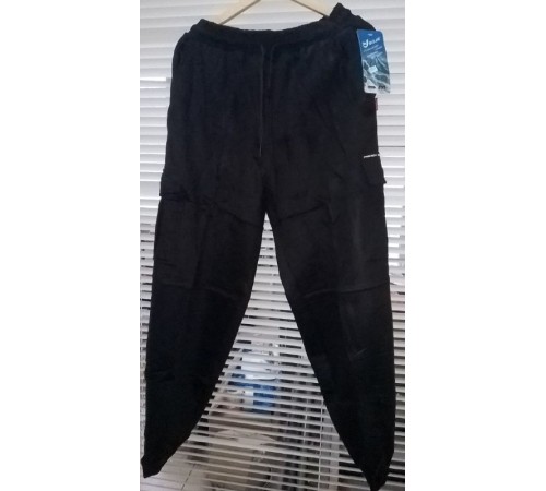 Брюки мужские на меху с боковыми карманами прямые 2201 XL-5XLрр (5шт/уп)