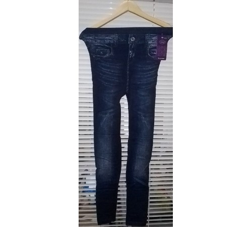 Лосины женс. НА МЕХУ "Джеггинсы " нормал  №А507 (6шт/уп)