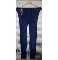 Лосины женс. НА МЕХУ "Джеггинсы " ВЕЛИКАН  №62101 (12шт/уп)