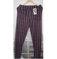 Брюки женские клетка ассорти "Твой стиль"  Батал №8509 (9XL-10XL) (12шт/уп)