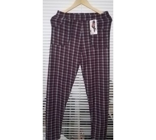 Брюки женские клетка ассорти "Твой стиль"  Батал №8509 (9XL-10XL) (12шт/уп)