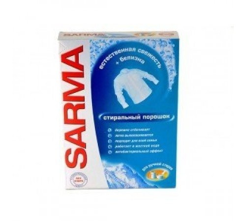 САРМА  стиральный порошок ГОРНАЯ СВЕЖ. АВТОМАТ 400*22