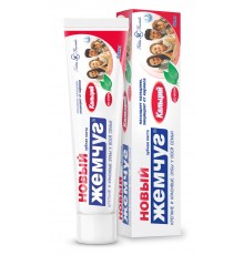 Новый жемчуг Зубная паста Кальций, 50мл *36.