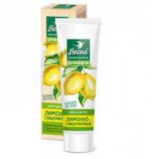 Крем д/рук "ВЕСНА Здравкосметик" 'Лимонно-глицериновый', 40 мл  арт 2322 (48/уп)