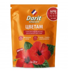 Удобрение гранулированное ДЛЯ ЦВЕТОВ 400г (20) Дарит арт. 142599