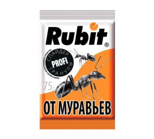 Средство от муравьев гранулы СПАЙДЕР 75г (40) Рубит арт. 84002