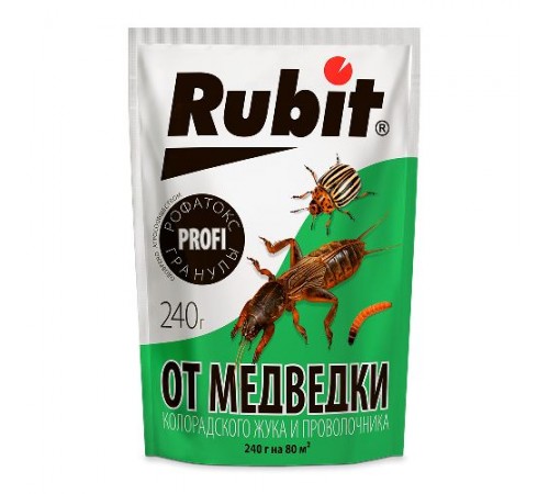 Средство от медведки, проволочника, колорад. жука РОФАТОКС 240г дой-пак (30) Рубит арт. 133100