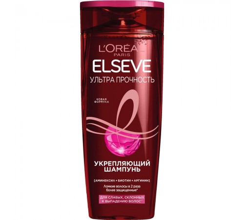 Elseve Шампунь 400мл  Ультра Прочность  (Укр, склонные к выпадению волос) *12