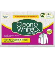 DURU Clean&White Хозяйственное мыло Против пятен 4х120г  *21