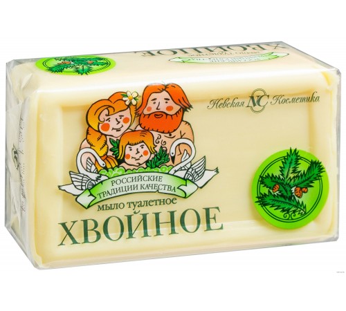 Туалетное мыло Невская Косметика  Хвойное 140гр  12*48