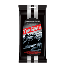 Влажные салфетки Top Gear №30 для салона 30шт (32/кор) арт.48039