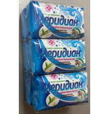 Мыло туалетное "Меридиан" Антибактериальное 100гр 6 шт уп (48 шт/кор.4,8 кг)