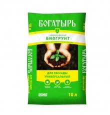 Биогрунт Богатырь "Для рассады универсальный" 10л (5шт/уп)
