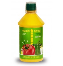 Удобрение Наша Дача Для овощей и цветов Комплексное универсальное Органик бар 500мл