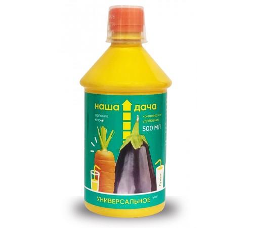 Удобрение Наша Дача Универсальный Гумат. Комплексное Органик бар 500мл