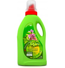 Удобрение Четыре сезона Для декоративно-лиственных жидкое комплексное 1л.