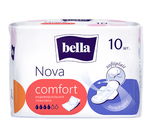 BELLA Nova Comfort softiplait Прокладки 10 шт