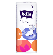 BELLA Nova softiplait Прокладки (роз) 10 шт  1/32