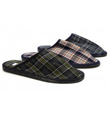 Тапочки мужские  комнатные закрытые 40-45рр 12пар арт. 008з (60/ящ)