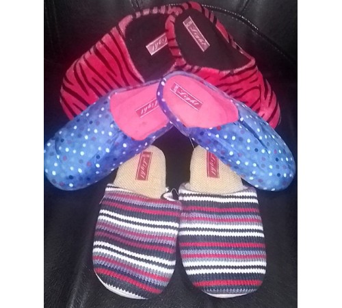 Тапочки женские домашние 36-41 арт 516, 12пар