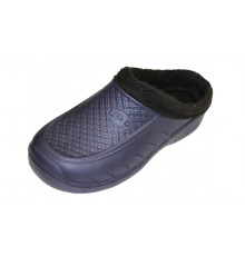 Галоши Мужские (сабо) синие  утипленные арт. 022 41-46рр (6шт/уп)