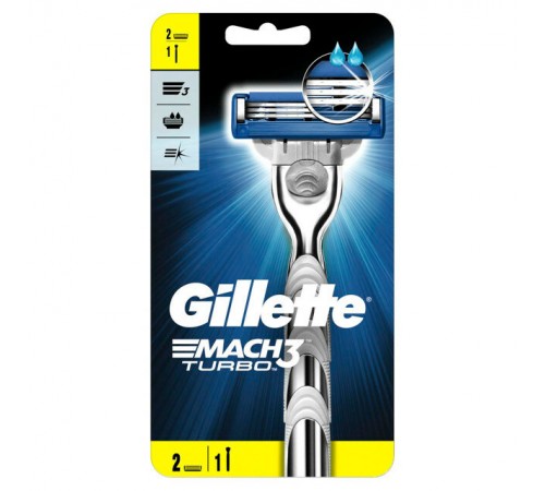 Жиллетт Станок Mach3 Турбо 3D (+2 кассеты) *2*20*