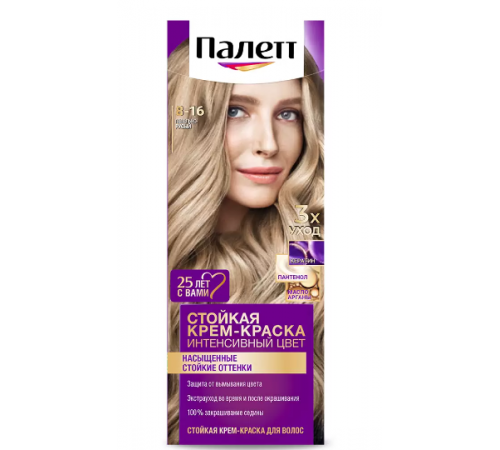 ПАЛЕТТ краска №8-16 Пепельно-русый (10/уп)