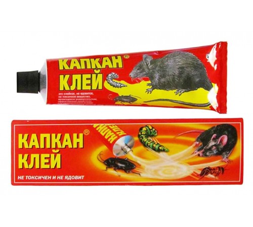 Клей от грызунов и насекомых Капкан 135 гр (60шт/ящ)