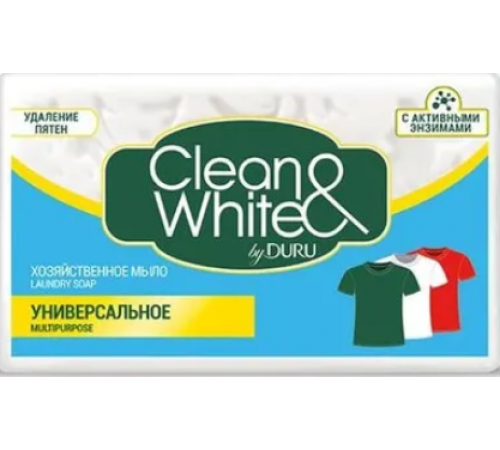 DURU Clean&White Хозяйственное мыло Универальное 120г