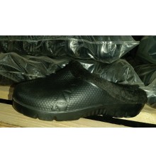 Галоши Мужские (сабо) черные  утипленные арт. 022 41-46рр (6шт/уп)