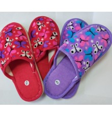 Тапочки женские домашние (закрытая)  подошва ЭВА. Бежевая 36-41рр.  12пар