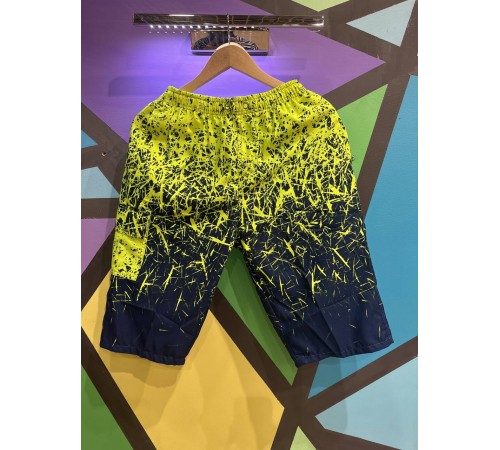 Шорты мужские арт.7721 принт XL-5XL салатовый ассорти 5/уп