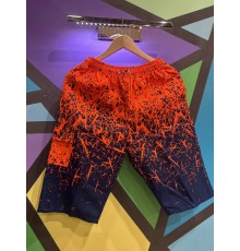 Шорты мужские арт.7721 принт XL-5XL оранжевый ассорти 5/уп