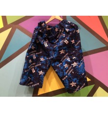 Шорты мужские арт. 599  XL-5XL принт белый 10/уп