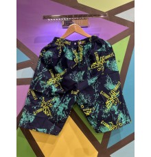 Шорты мужские арт.7722 принт XL-5XL зеленый-салатовый ассорти 5/уп