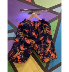 Шорты мужские арт.7722 принт XL-5XL оранжевый ассорти 5/уп