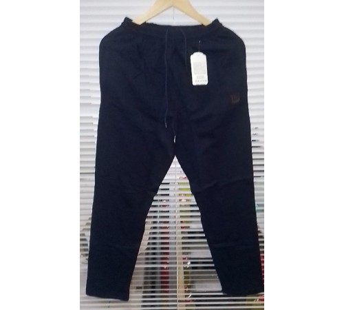 Штаны Мужские спорт прямые  № T2 (48-56р) чёрн. Россия (5шт.уп)