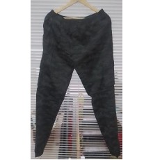 Брюки мужские камуфляж флис зелен-серые 6242 L-4XL 5рр