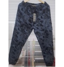 Штаны спортивные мужские камуфляж серые мех  манжет Н-611 50-58 рр 5 шт/уп