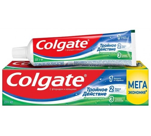 Зубная паста Colgate  Тройное действие 150 мл (219г)