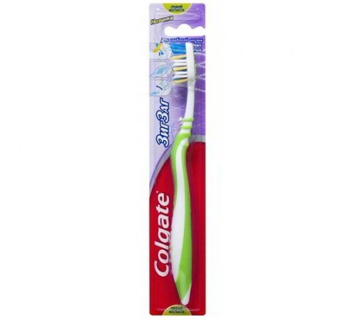 Зубная щетка  COLGATE ЗигЗаг средняя 12шт/уп (72шт/кор)